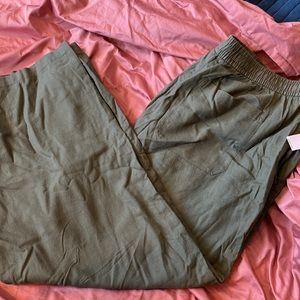 Old navy elastic waist wide leg pants. Size XL